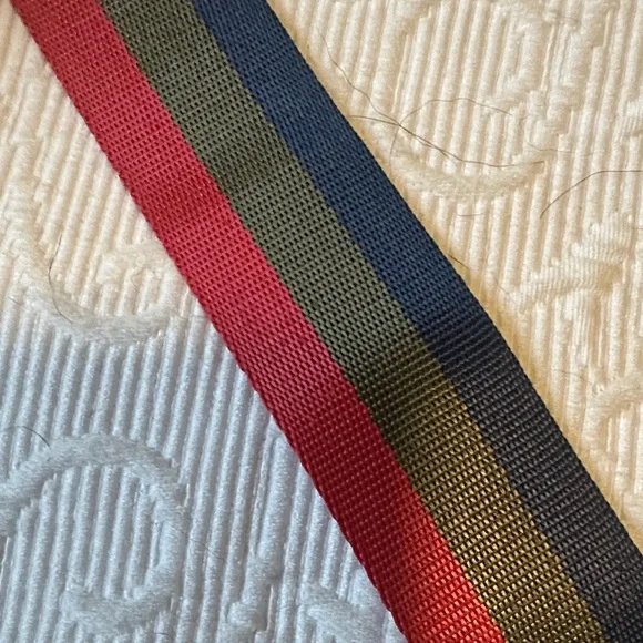 HAUTE SHORE Navy Tote with Colorful Strap - Picture 3 of 4